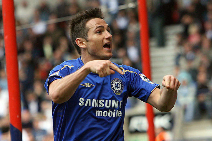 Chelsea's Frank Lampard celebrates scori