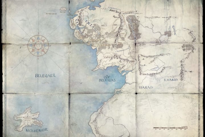 map of middle-earth