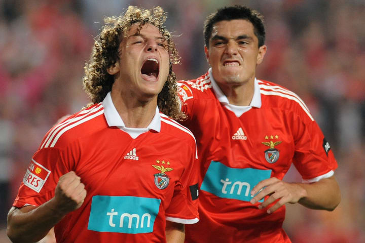 David Luiz and Oscar Cardozo