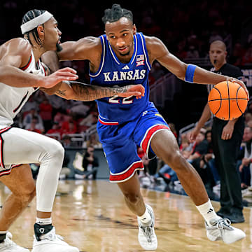 Darryn Peterson of the Kansas Jayhawks