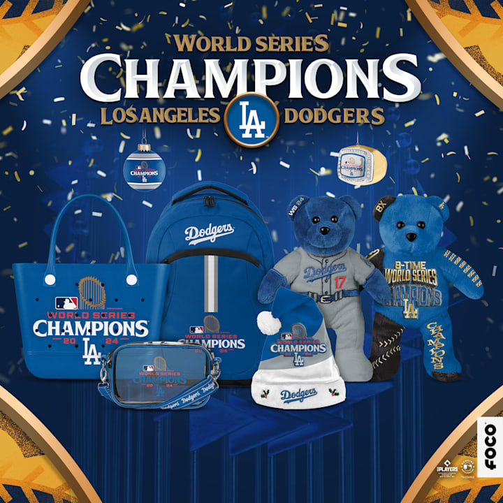 Dodgers World Series champions gear