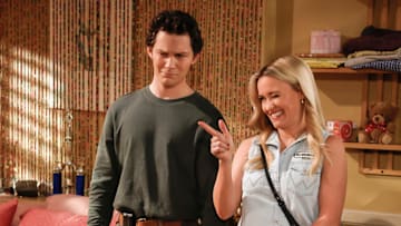 Georgie & Mandy's First Marriage on CBS - Pictured (L-R): Montana Jordan as Georgie and Emily Osment as Mandy  
