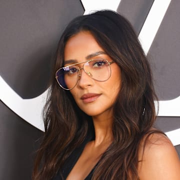 Shay Mitchell attends the Louis Vuitton Paris Womenswear Spring-Summer 2025 show in Paris, France, in October 2024. 