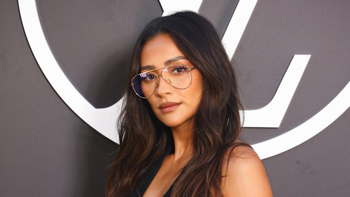 Shay Mitchell attends the Louis Vuitton Paris Womenswear Spring-Summer 2025 show in Paris, France, in October 2024. Shay Mitchell attends the Louis Vuitton Paris Womenswear Spring-Summer 2025 show in Paris, France, in October 2024.