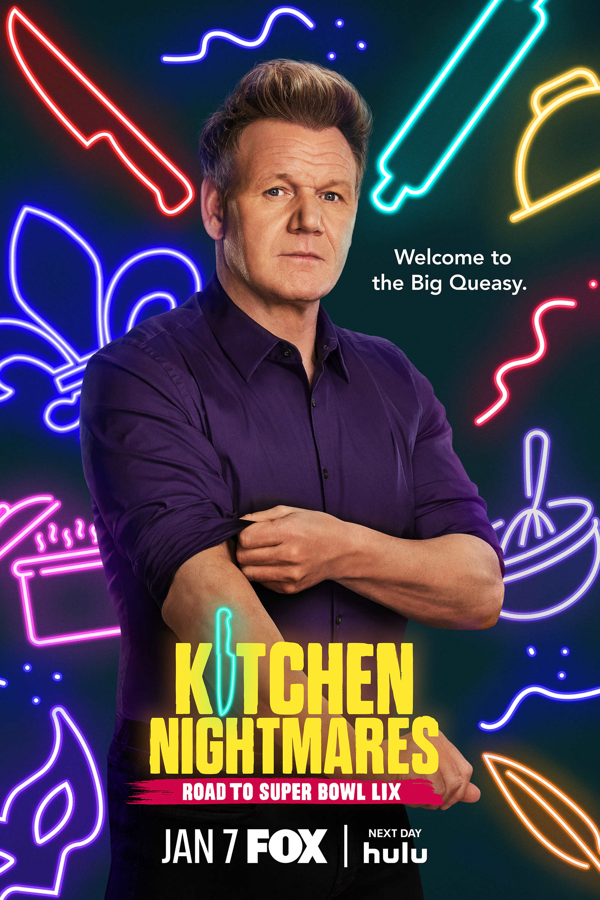 Exclusive: Kitchen Nightmares: Road to Super Bowl LIX key art reveal