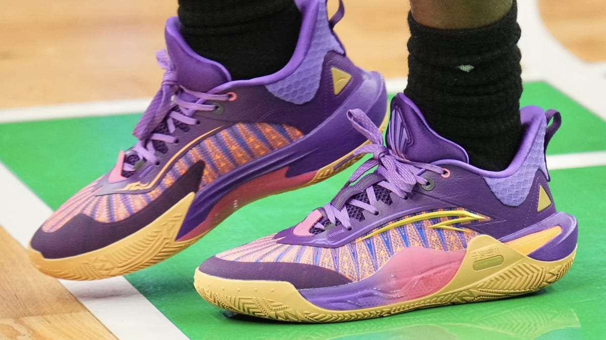 Kyrie yellow and purple clearance