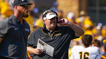 Jason Eck, pictured here during his time as Idaho Vandals head coach, is now leading New Mexico football. 