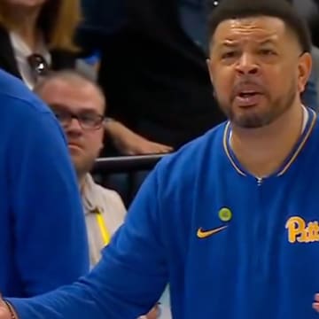 Pittsburgh coach Jeff Capel could not believe the whistle. 