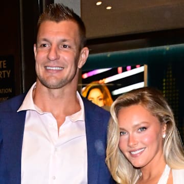 Rob Gronkowski and Camille Kostek