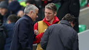 Bastian Schweinsteiger und Jose Mourinho