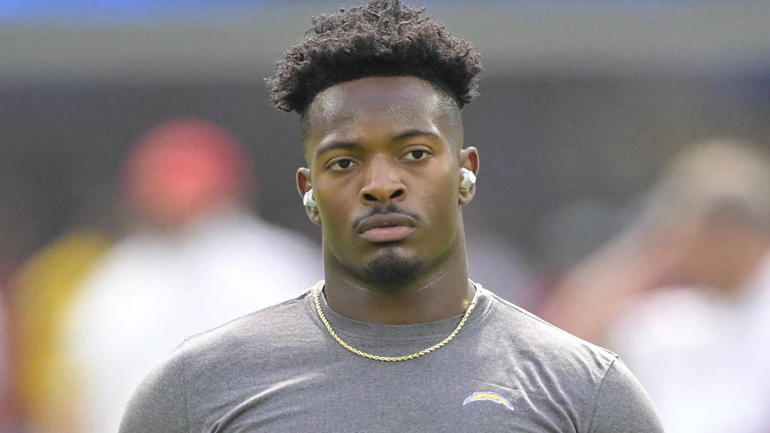 Los Angeles Chargers running back Kimani Vidal 
