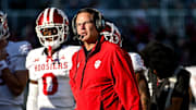 Indiana's head coach Curt Cignetti looks on during the second quarter during the game against Michigan State on Saturday, Nov. 2, 2024, at Spartan Stadium in East Lansing.