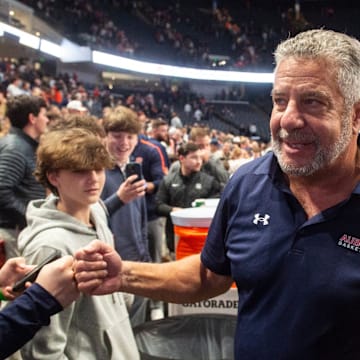 Auburn Tigers head coach Bruce Pearl will be on the short list for national coach of the year honors.
