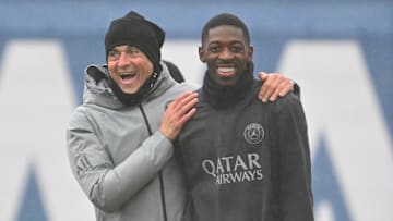 Luis Enrique et Ousmane Dembélé - PSG Luis Enrique et Ousmane Dembélé - PSG