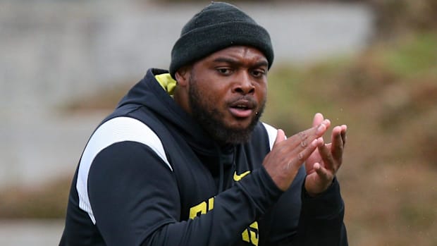 Oregon Ducks dan lanning schedule Dante moore A'lique Terry Jayden Dean Oklahoma Sooners Clemson Tigers Michigan Wolverines