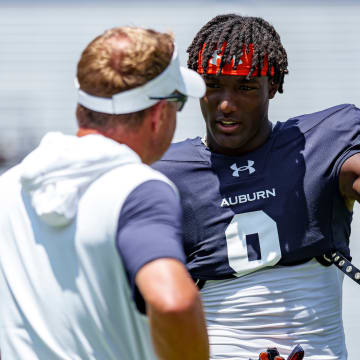 Auburn Tigers head coach Hugh Freeze is counting on big contributions from freshmen like Cam Coleman (pictured)