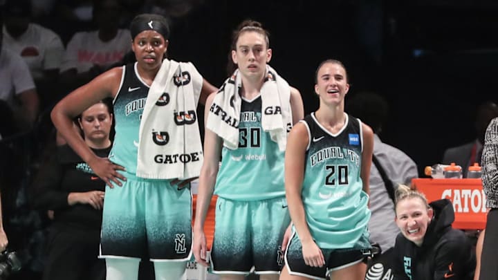 The Liberty have the highest win total projection in the WNBA. The Liberty have the highest win total projection in the WNBA.