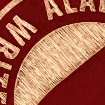 Alabama Sports Writers Association awards logo, red 