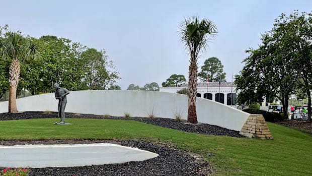 The entrance to Myrtle Beach National golf club.