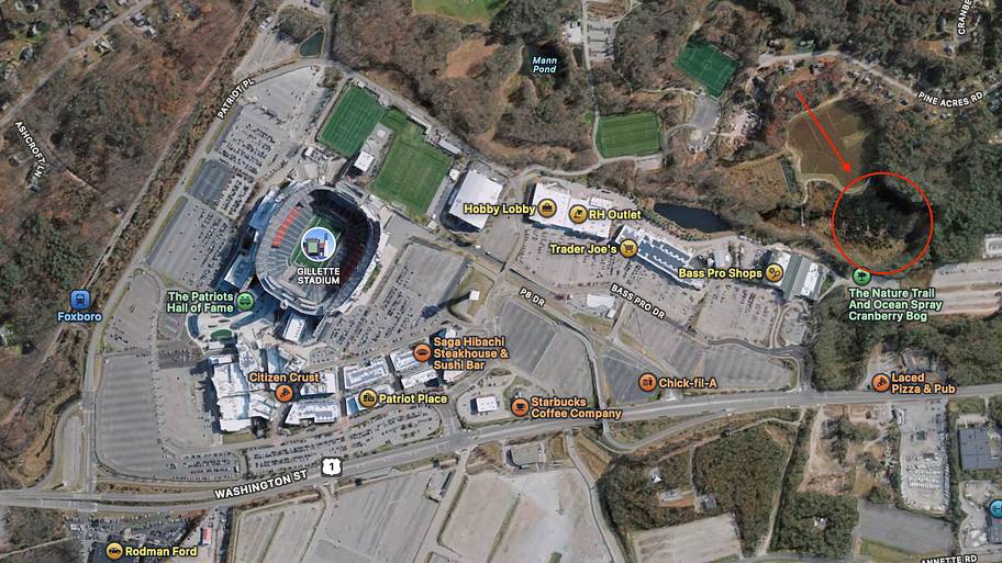 Gillette Stadium.