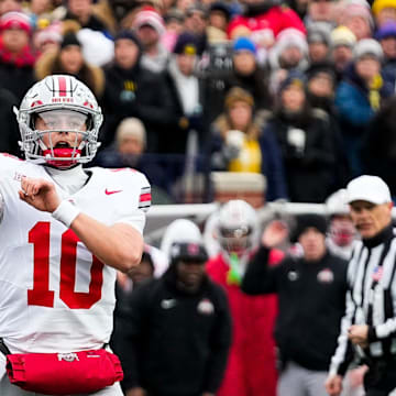 Ohio State Buckeyes quarterback Julian Sayin will face-off against Indiana’s Fernando Mendoza in an excellent quarterback battle during the Big Ten Championship.