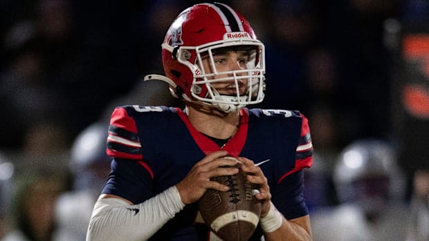 Heritage Hills' Jett Goldsberry will have the Patriots' flying high again in 2025 in defense of their 2024 state title.