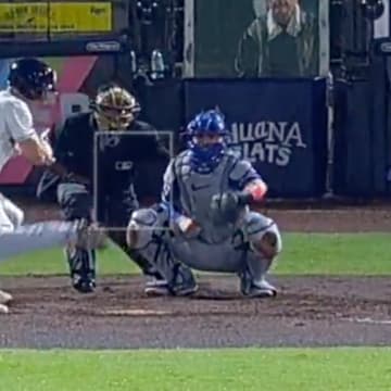 Laz Diaz with a rather large strike zone. 