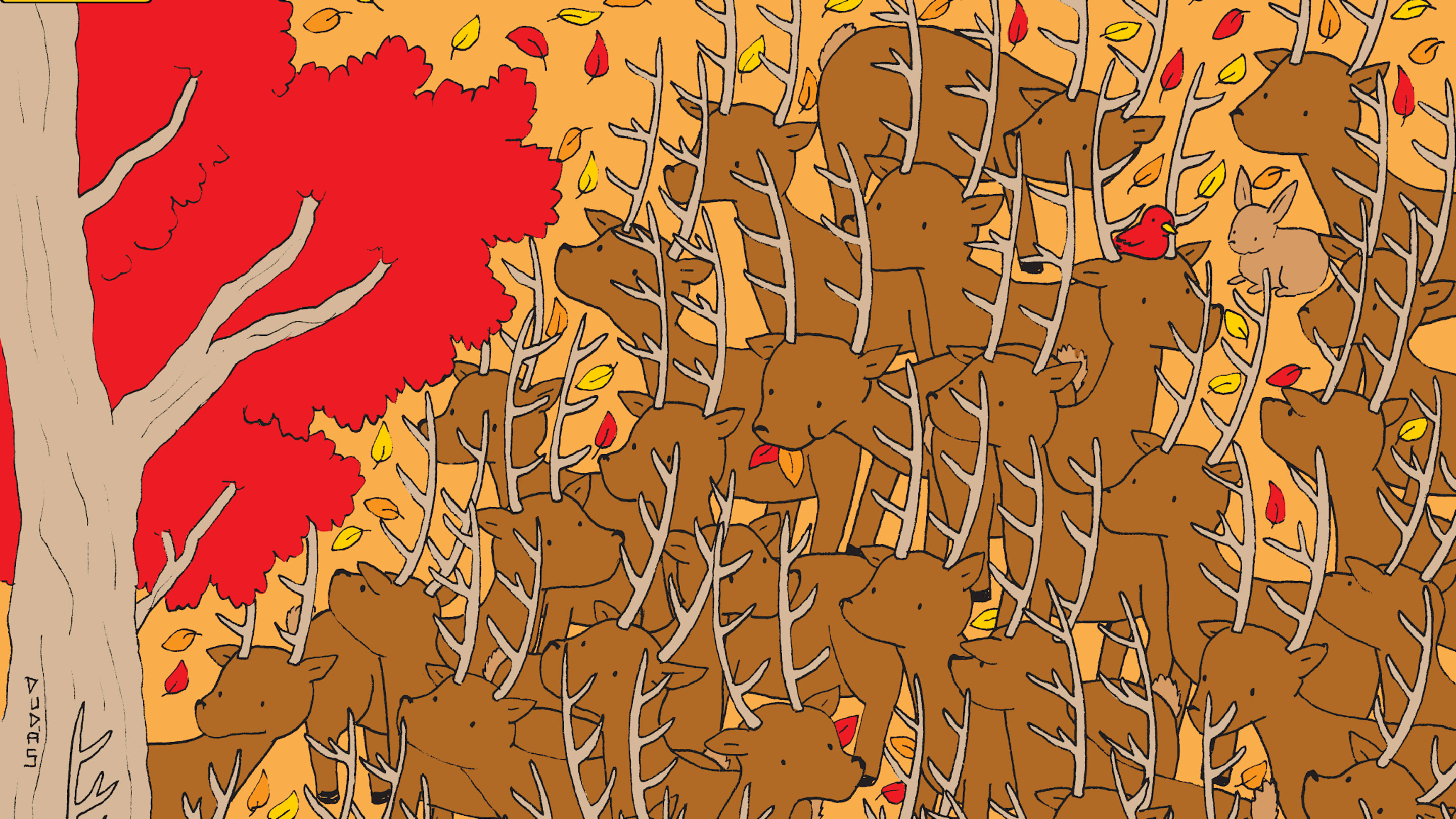 Can You Find the Doe Hiding Among the Stags?