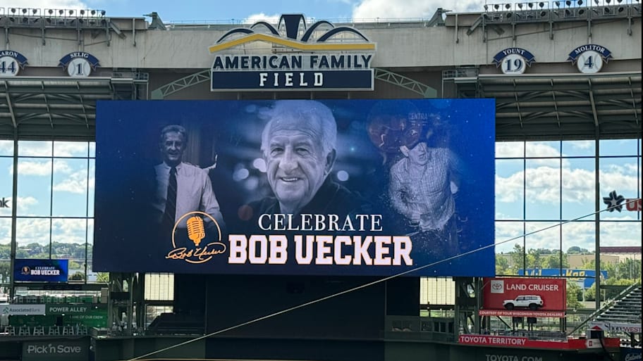The Brewers held a celebration of life for legendary late broadcaster Bob Uecker.  | Hunter Baumgardt, 97.3 The Game.