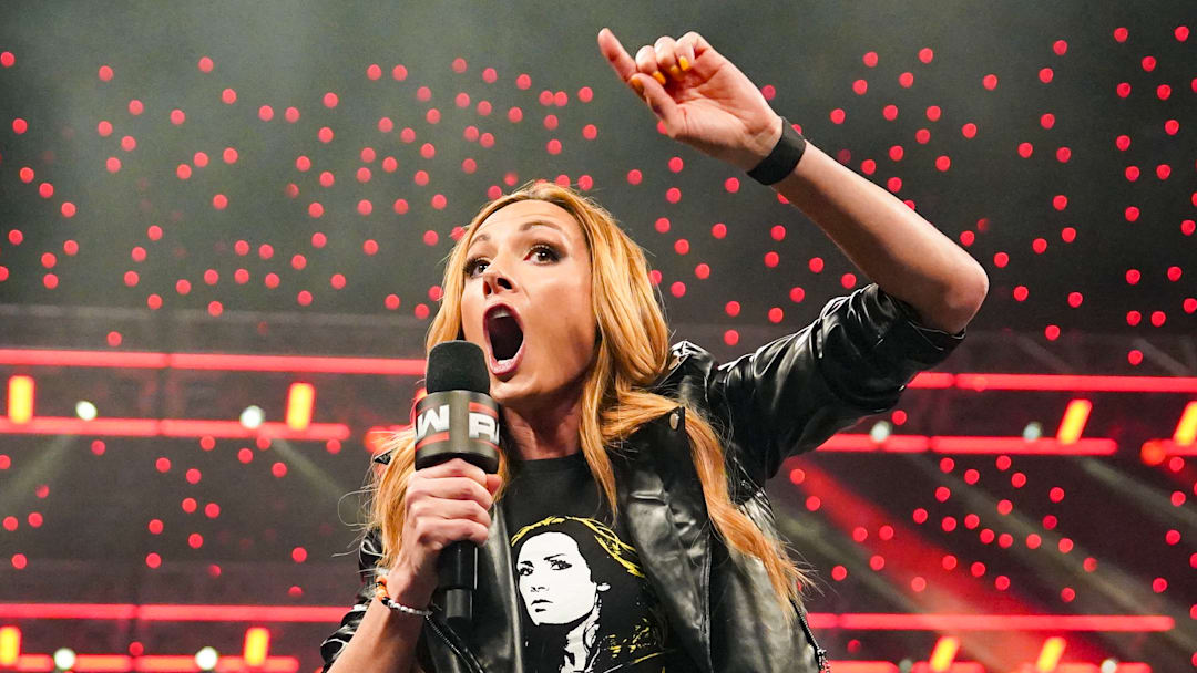 WWE's Becky Lynch on Monday Night RAW