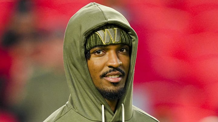 Washington Commanders quarterback Jayden Daniels