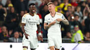 Vinicius Junior und Toni Kroos spielten lange Zeit gemeinsam für Real Madrid
