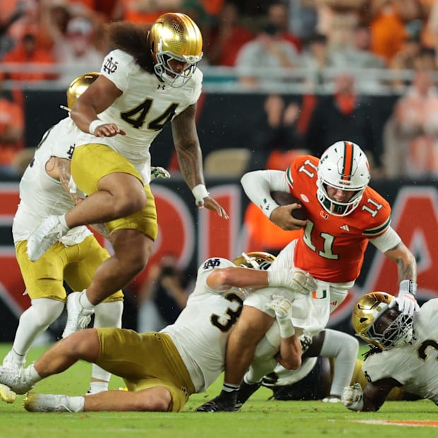 Campo de los Miami Hurricanes Carson Beck