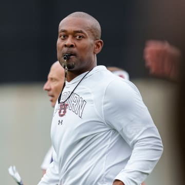 Auburn Tigers offensive coordinator Derrick Nix also coaches running backs.