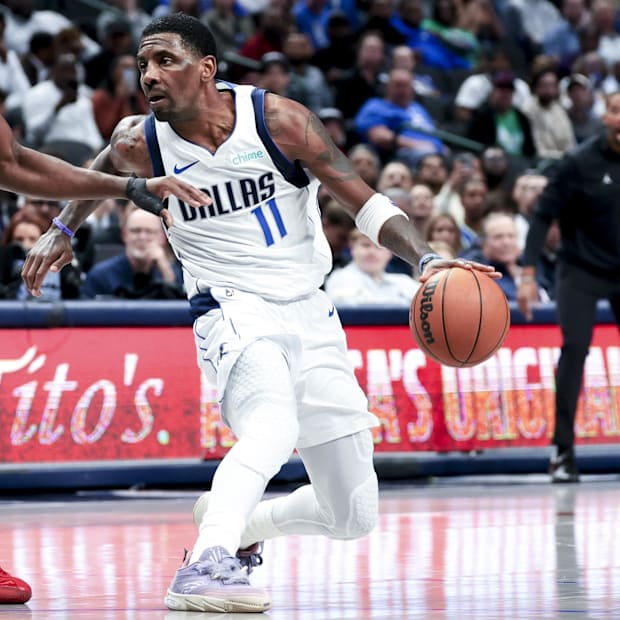 Dallas Mavericks guard Kyrie Irving