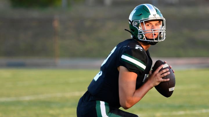 Senior Jayce Nixon will be the starting quarterback this season for Venice High.