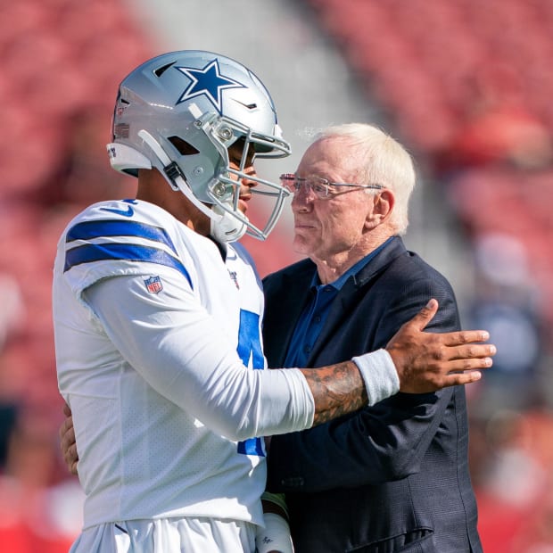 Dak Prescott, Jerry Jones, Dallas Cowboys