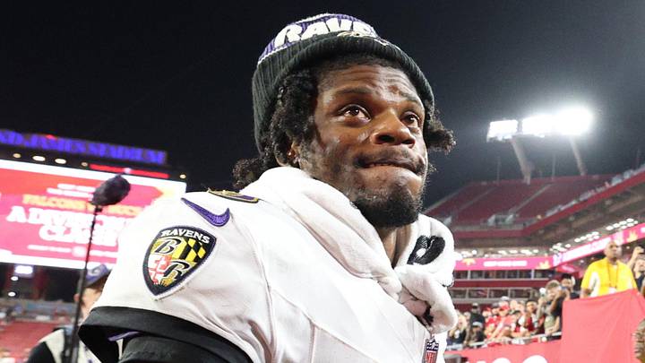 Baltimore Ravens quarterback Lamar Jackson