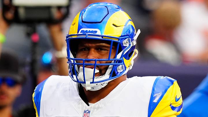 Los Angeles Rams defensive tackle Aaron Donald.