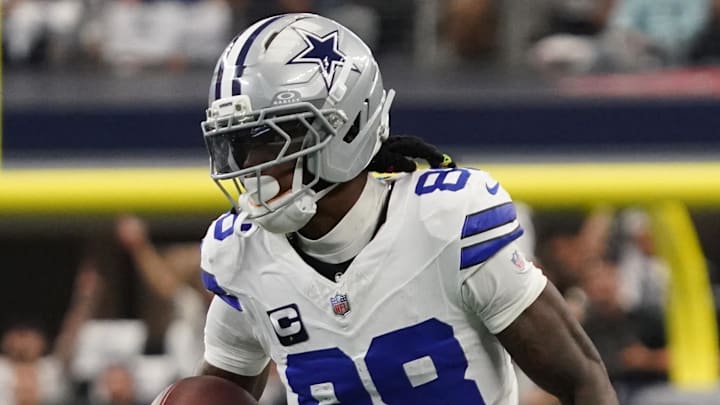 Cowboys WR CeeDee Lamb will miss multiple weeks with a high ankle sprain. Cowboys WR CeeDee Lamb will miss multiple weeks with a high ankle sprain.