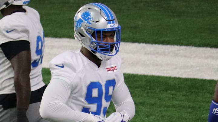 Detroit Lions defensive end Za'Darius Smith. Detroit Lions defensive end Za'Darius Smith.