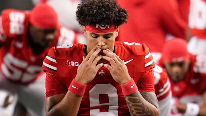 Ohio State quarterback Tavien St. Clair has no chance of usurping Julian Sayin as the Buckeyes' starter