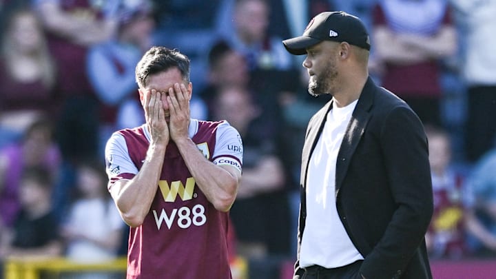 Burnley were relegated from the Premier League in 2024.