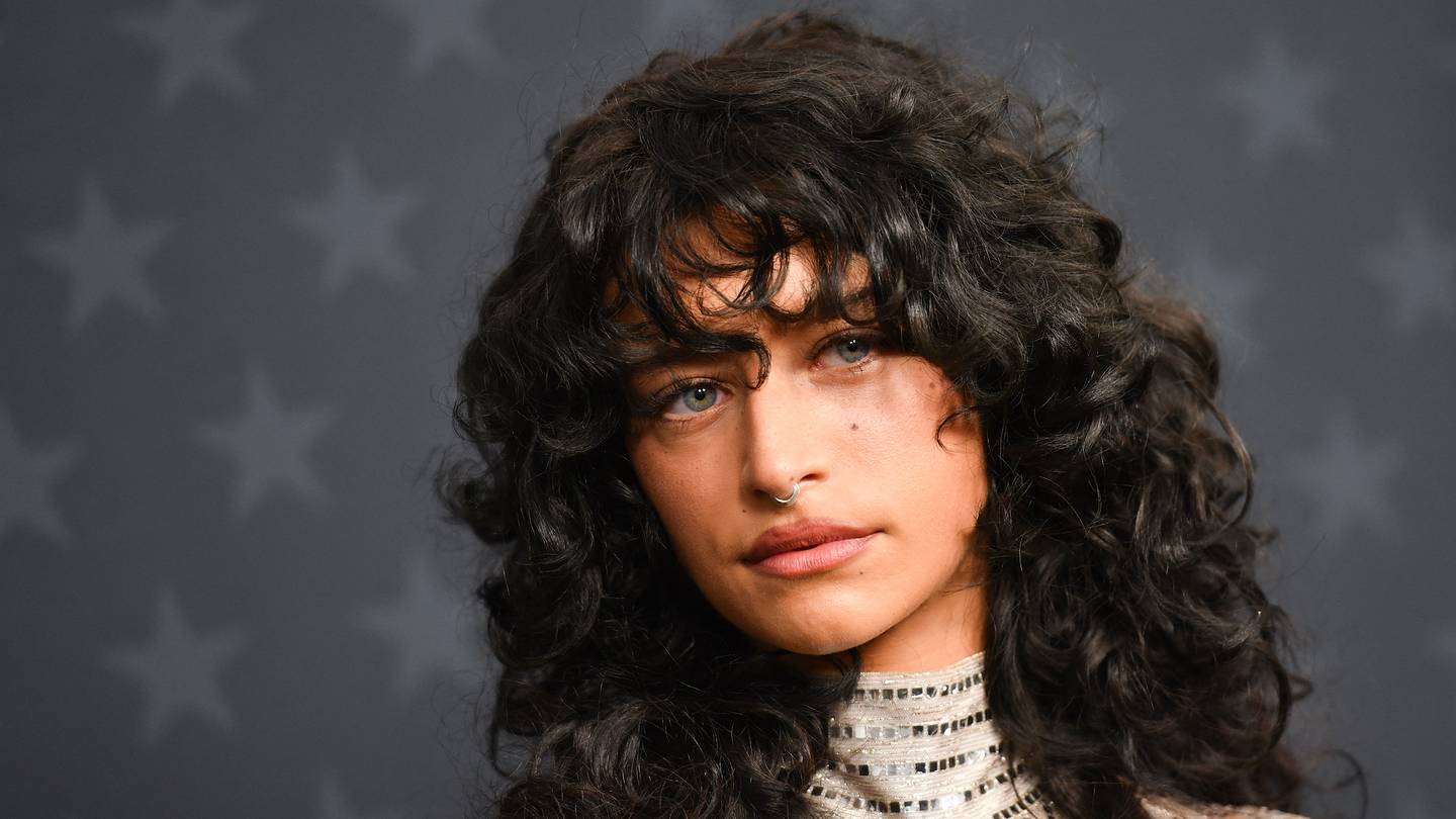 Odessa A’zion Puts Monochromatic Twist on Oversized Style Trend for Golden Globes Nominee Event