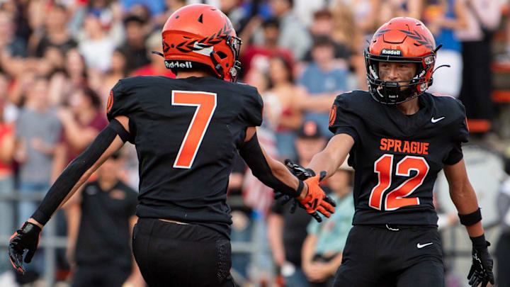 Scenes at Sprague high school