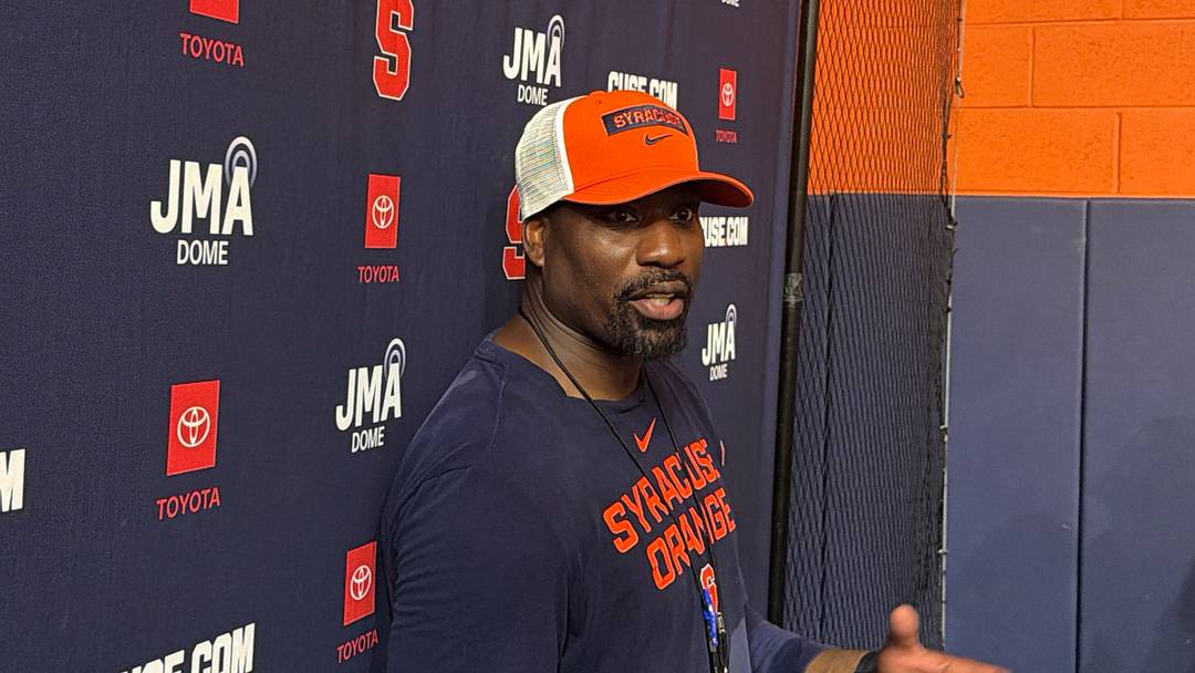 Assistant head coach John Scott Jr. speaking with media after Friday practice Assistant head coach John Scott Jr. speaking with media after Friday practice