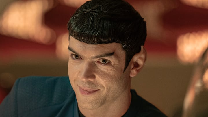 Ethan Peck as Spock in season 3, Episode 10 of Strange New Worlds.