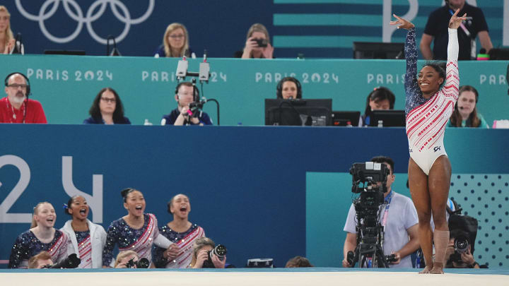 Simone Biles captured her fifth Olympic gold medal with Team USA's win Tuesday. 