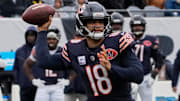 Bears quarterback Caleb Williams has thrown for 1,636 yards, nine touchdowns and four interceptions this season.