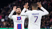 Kylian Mbappé et Lionel Messi, PSG